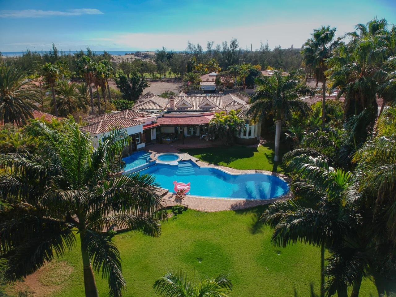 Maspalomas Golfside Luxury Villa San Bartolomé المظهر الخارجي الصورة